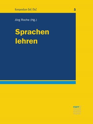 cover image of Sprachen lehren